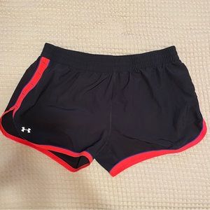 Semi-Fitted Under Armour Running Shorts (Large)